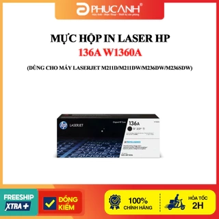 Mực hộp máy in HP 136A Black LaserJet (W1360A)