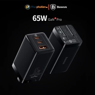 Củ sạc nhanh Baseus 65w GaN5 pro chính hãng Baseus - Phúc Phụ Kiện bảo hành 12 tháng 1 đổi 1