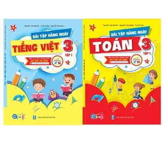 Sách - Bộ Bài Tập Hằng Ngày Toán Và Tiếng Việt Tập 1 - Lớp 3 - Kết Nối Tri Thức (Bộ 2 Cuốn)