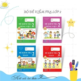 Sách - Combo Đề Kiểm Tra Toán và Tiếng Việt 1 - Cánh Diều - Học Kì 2 (2 cuốn)