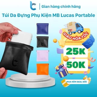 Túi Da Đựng Sạc, Phụ Kiện Macbook Lucas Portable