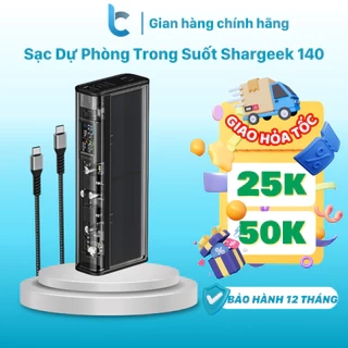 Pin Sạc Dự Phòng Sharge Shargeek 140 Nhỏ Gọn Sạc Nhanh Tổng 140W Dung Lượng 20.000mAh