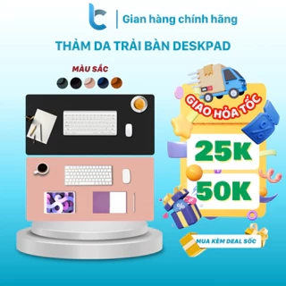 Thảm Da Trải Bàn Làm Việc Deskpad Lucas Mềm Mịn, Chống Nước, Chống Quăn