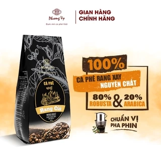 Cà Phê Nguyên Chất Rang Củi 500g, công thức rang đặc biệt, hương vị đậm đà, Phương Vy Coffee