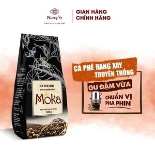 Cà Phê Truyền Thống Moka 500g vị đậm vừa, hương thơm nồng nàn, Phương Vy Coffee