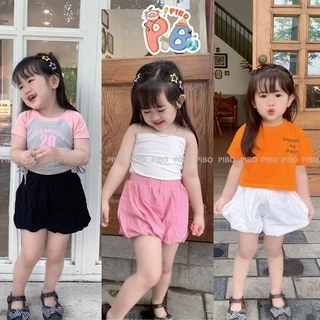 Quần Bí Ngô Cho Bé Gái Phong Cách Hàn Quốc Chất Liệu Đũi Tơ Mềm Mát BabyBoo - PiBo Store- QBTH