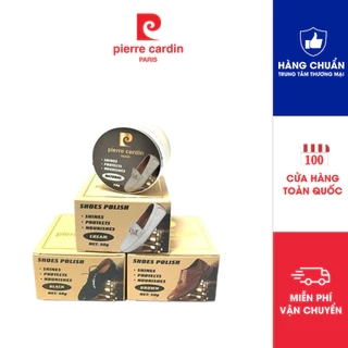 Xi giày, dưỡng da giày Pierre Cardin Pháp làm bóng da bề mặt, chữa vết gãy, nứt giày tây -hộp 45g