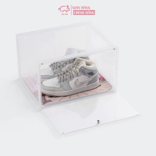 Hộp Đựng Giày Nhựa Cứng Cửa Ngang Có Nam Châm PIG POX Sneaker Box V1 - Loại cao cấp bền bỉ