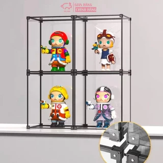 Hộp Đựng Trưng Bày Mô Hình, Figure, Búp Bê Bằng Acrylic Trong Suốt 6 mặt size lớn