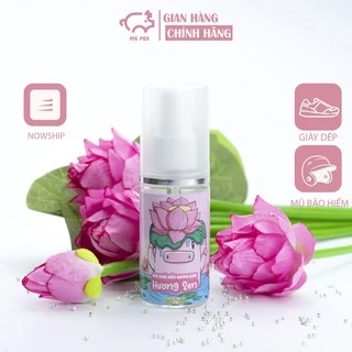 Xịt khử mùi nano bạc PIGPOX hương sen dùng cho giày dép, mũ bảo hiểm, quần áo chai 50ml