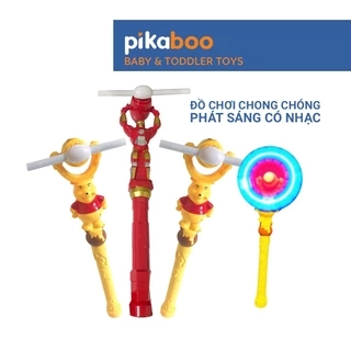 Gậy phát sáng cho bé Pikaboo, có cánh xoay chong chóng, nhạc sôi động, ánh sáng đẹp mắt, an toàn