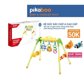 Kệ xúc xắc chữ A cao cấp Pikaboo, giúp bé phát triển đa giác quan, chất liệu nhựa cao cấp an toàn