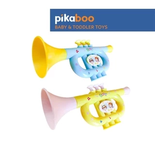 Kèn thổi cho bé Pikaboo, kèn đồ chơi có âm thanh vang, chất liệu nhựa dày dặn nhẵn mịn an toàn