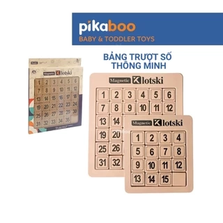Đồ chơi bảng trượt số thông minh cao cấp Pikaboo trò chơi trí tuệ giúp bé học và phát triển tư duy