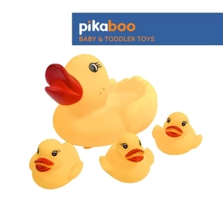 Đồ chơi con vịt thả bồn tắm cao cấp Pikaboo có phát ra âm thanh chất liệu PP, PPE an toàn cho bé