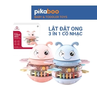 Đồ chơi lật đật Pikaboo, các kiểu hình xinh xắn, tích hợp 3 in 1, âm thanh vui nhộn, có gặm nướu