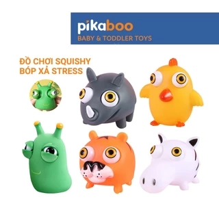 Đồ chơi xả stress Squishy nắn bóp đàn hồi giảm căng thẳng Pikaboo, chất liệu nhựa mềm đa dạng mẫu mã