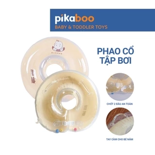 Phao cổ cho bé Pikaboo phao đỡ cổ cho bé 4-12 tháng tắm tập bơi vận động thư giãn, cao cấp an toàn