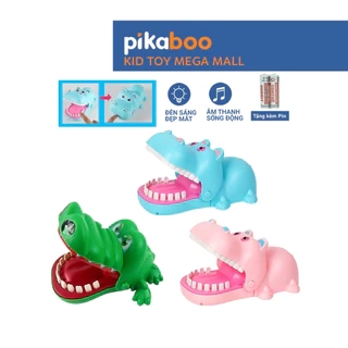 Cá sấu cắn tay vui nhộn cho bé Pikaboo, đồ chơi khám răng cá sấu chất liệu an toàn cho trẻ từ 3 tuổi