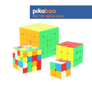 Rubic đồ chơi trí tuệ rubik 6 mặt 3x3, 4x4, 5x5 Pikaboo giúp kích thích tư duy phán đoán cho trẻ sớm