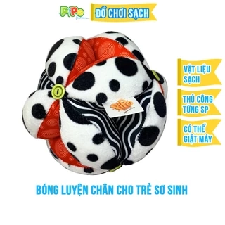 Bóng múi cho bé PiPoVietnam- Montessori Polka Dots - đồ chơi vận động cho bé sơ sinh