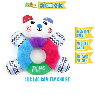 Lục lạc vải PiPoVietnam - Gấu trắng vui vẻ