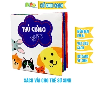 Sách vải sơ sinh PiPoVietnam chủ đề Cảm xúc của em