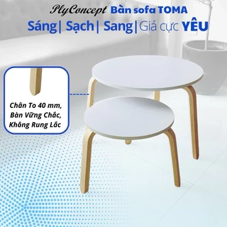 Bàn Sofa, Bàn trà đẹp, Bàn Ngồi Bệt kiểu Scandinavian - Plyconcept ToMa Table - Mặt bàn MDF 15 mm