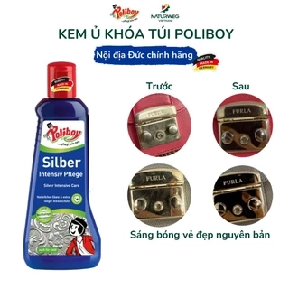 Kem Lau Oxy Hóa Trên Khóa Túi, Đồng Hồ POLIBOY Loại Bỏ Lớp Xỉn Màu Đồng Hồ, Khóa Túi Hàng Hiệu, Đánh Bóng Kim Loại 200ml