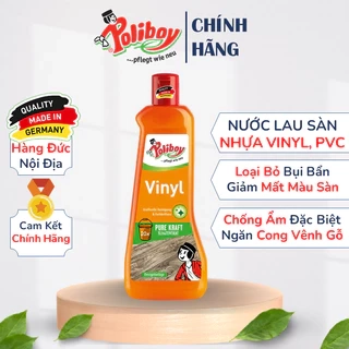 Nước Lau Sàn Vinyl Nhựa Tổng Hợp POLIBOY 500ml Giữ Màu Sắc, Không Để Lại Vệt