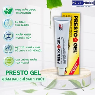 Gel Bôi trĩ Presto nhập khẩu Danpharm- Israel, tuýp 25g
