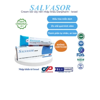 Gel bôi vẩy nến Salvasor Danpharm xuất xứ israel Tube 60g Polipharm