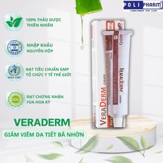 Kem bôi viêm da tiết bã nhờn VERADERM Danpharm tuýp 60g xuất xứ ISRAEL - POLIPHARM