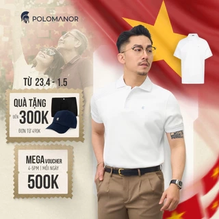 Áo polo nam cao cấp ELON, BST SÁNH ĐÔI, vải cá sấu cotton interlock, thanh lịch, sang trọng - POLOMANOR