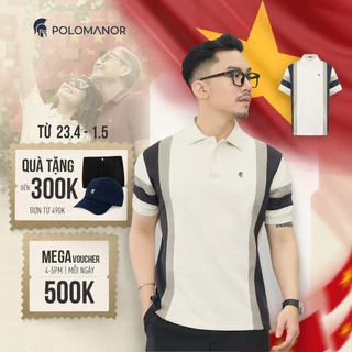 Áo polo nam cao cấp RODRI, BST 2025, vải cá sấu cotton interlock, thanh lịch, sang trọng - POLOMANOR