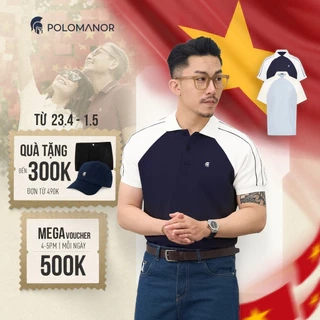 Áo polo nam cao cấp VETRA, BST SÁNH ĐÔI, vải cá sấu cotton interlock, thanh lịch, sang trọng - POLOMANOR