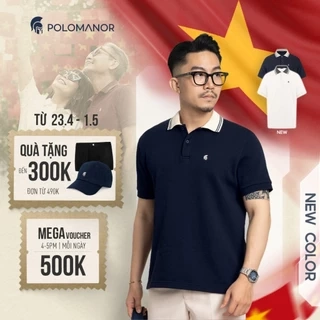 Áo polo nam TRAVIS vải cá sấu cotton interlock xuất xịn, nam tính thanh lịch sang trọng - POLOMANOR