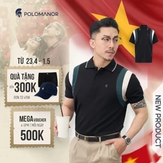 Áo polo nam cao cấp ZYBER, chất liệu mới CVC Diamond, thanh lịch sang trọng - POLOMANOR