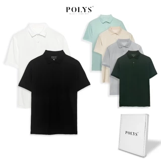 Áo Polo Nam Trơn POLYS Fullbox Form Regular, Vải TC Synex Thoáng Khí Co giãn 4 Chiều POLO ELITE