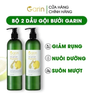 Combo 2 chai dầu gội đầu bưởi kích mọc tóc Garin 300ml làm sạch tóc và da đầu dưỡng tóc chắc khỏe