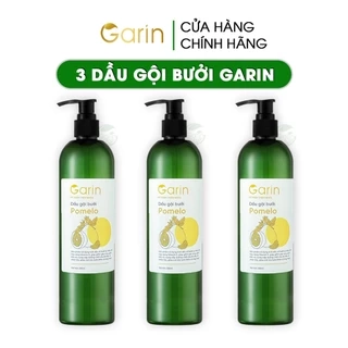 Combo 3 chai dầu gội bưởi kích mọc tóc nhanh Garin 300ml làm sạch tóc và da đầu dưỡng tóc chắc khỏe