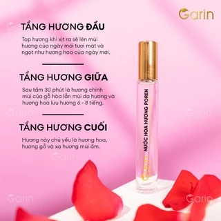 Nước hoa nữ xịt thơm body mist toàn thân hương poren Garin 10ml giữ mùi lâu hương thơm tươi mát