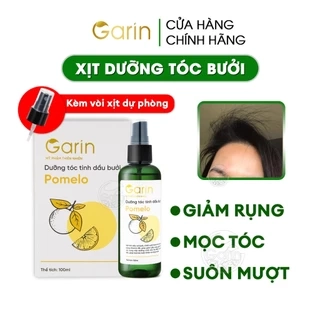 Tinh dầu bưởi xịt kích mọc tóc nhanh pomelo Garin 100ml dưỡng tóc chắc khỏe giảm rụng làm dày