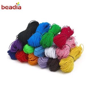 BEADIA Dây Co Giãn 1mm 10 Màu Dài 25m Dùng Để Làm Vòng Tay Handmade