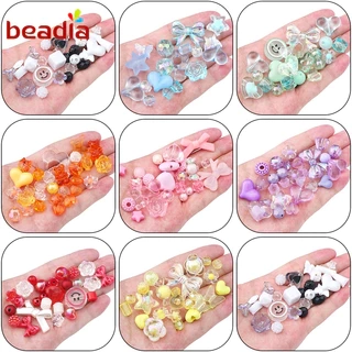 Hạt xâu Beadia bằng acrylic hỗn hợp phong cách Baroque dùng làm trang sức DIY