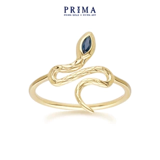 PRIMA Nhẫn  9K - Đính Đá Blue Sapphire- BST Serpent - 132R8457-03