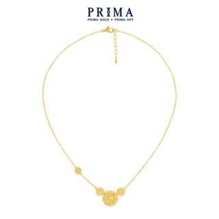 PRIMA Vòng Cổ Vàng 24K - Hoa Daisy ( Chuôi & Chốt Vàng 18K) - BST DAISY - 111N3193