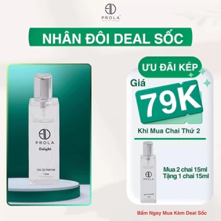Nước Hoa Nam PROLA Delight Lưu Hương Lâu Phong Cách Nam Tính, Lịch Lãm Thích Hợp Đi Làm, Hen Hò PL15