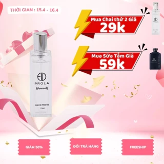 Nước hoa nam PROLA Werewolf nam tính, mạnh mẽ, phóng khoáng thích hợp đi làm, đi hẹn hò PL16 15ml