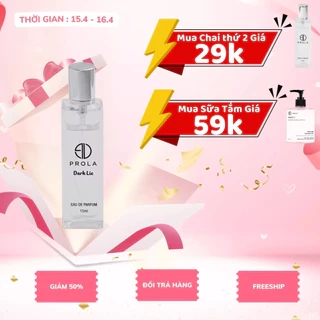 Nước Hoa Nữ PROLA Dark Lie Mùi Hương Ngot Ngào, Quyến Rũ Lưu Hương Lâu PL07 - 15ml